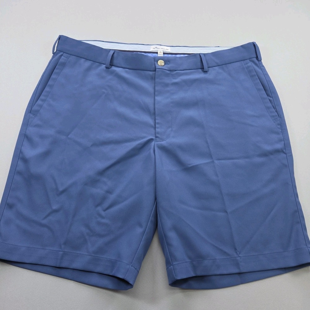Peter Millar Salem Performance Short Mens Size 38 Chino Blue EB82
